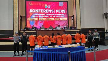 Polda Kaltara Ungkap Sebanyak 15 Kg Sabu