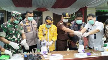 Kejari Musnahkan 183 Barang Bukti telah Incraht