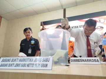 16,81 Gram Sabu Dimusnahkan, 344 Jiwa Diselamatkan