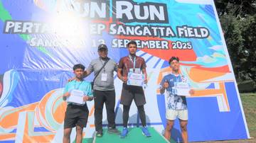  Fun Run 5K Pertama Bersama Masyarakat Sangatta Selatan