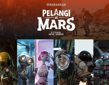 Teaser “Pelangi di Mars” Hadirkan Dunia Futuristik Berwarna