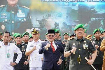 Wagub Kaltara Sambut Pangdam Baru Perkuat Sinergi Perbatasan