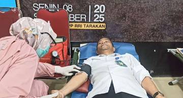 Masyarakat Tarakan Rutin Melakukan Donor Darah 