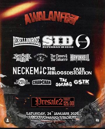 Closehead, Hingga SID Siap Ramaikan Awalan Fest