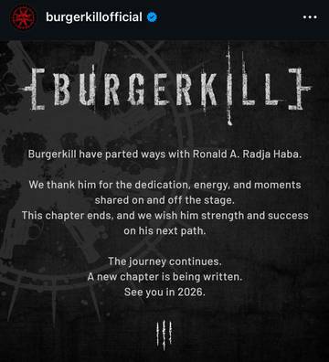 Mengejutkan! Burgerkill Tak Lagi Bersama Ronald A. Radja