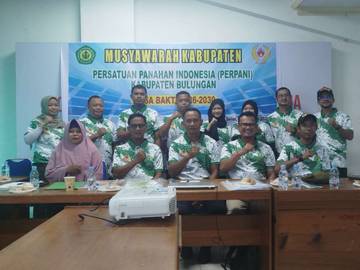 Gelar Muskab, Perpani Bulungan Diminta Tingkatkan Prestasi