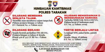 Sampaikan Himbauan Kamtibmas, Ajak Masyarakat Patuhi Aturan