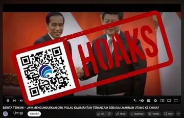 (Hoaks) Pulau Kalimantan Terancam sebagai Jaminan Utang ke China