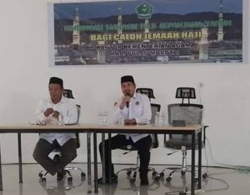 Calon Jemaah Haji Morotai Ikut Bimbingan Manasik Haji