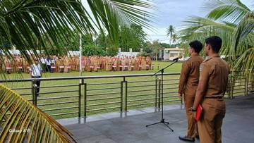 Gelar Apel Perdana, Ini Penjelasan Wakil Bupati Morotai