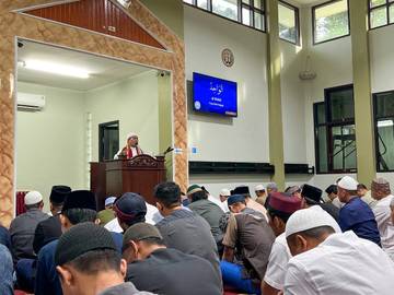 Karyawan NHM Rayakan Idulfitri dengan Kebersamaan di Masjid Al-Musafirin