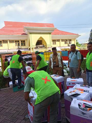 Sahara JCH Maluku Utara Diterbangkan ke Embarkasi Makassar