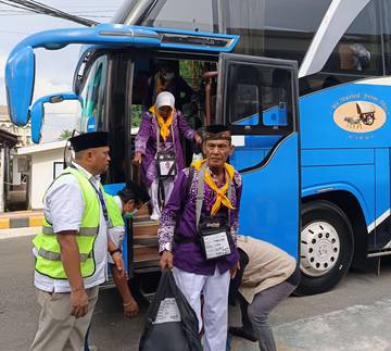 JCH Kloter 13 Malut Sudah Berada di Ashaj Sudiang 