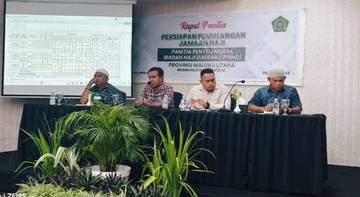 PPIHD Maluku Utara Gelar Rapat Pemulangan Jemaah Haji