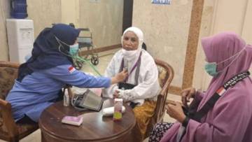 Jemaah Haji Kloter 13 UPG Lakukan Visitasi
