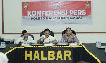 Polres Halbar Tetapkan 7 Penambang Ilegal Sebagai Tersangka 