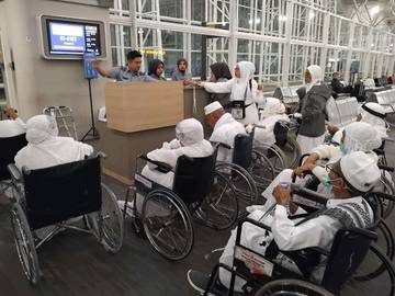 Penerbangan Kloter 13 ke Ternate Berjalan Lancar