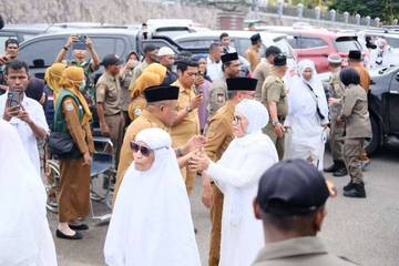 Jemaah Haji Halteng Tiba di Weda