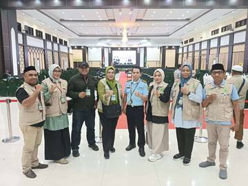 Tim Kesehatan PPIHD Malut Solid Layani Jemaah Haji