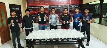 Polres Halsel Gagalkan Miras Cap Tikus Siap Edar