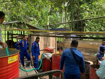 Polres Halut Gerebek Tempat Penyulingan Miras 