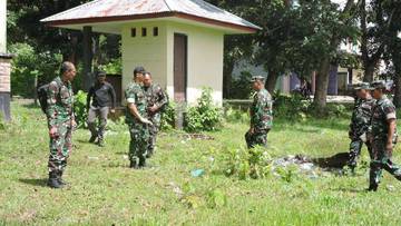Dandim Ternate Tinjau Lahan Pembangunan Koperasi Merah Putih