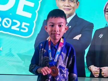 Faqih Abrizam Raih Medali di OMI Tingkat Nasional