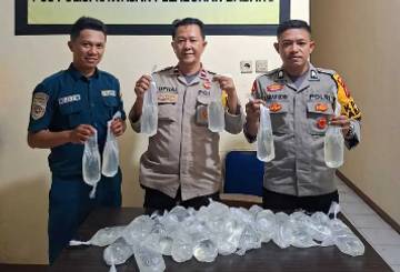 Pospol Kawasan Pelabuhan Babang Temukan Miras