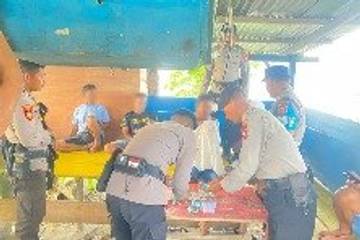 Polres Halsel Amankan Empat Pemain Judi Kartu
