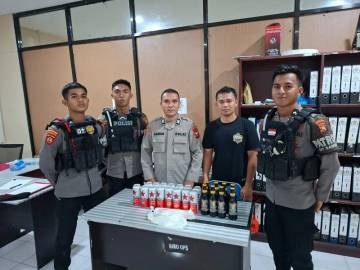 Puluhan Miras Diamankan Polisi Saat Operasi Pekat