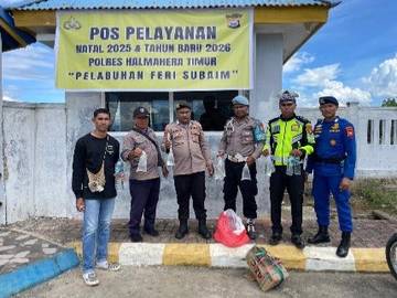 Polsek Wasile Lakukan Razia Miras di Pelabuhan Subaim