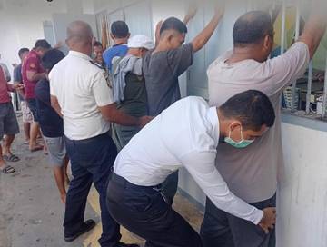 Blok Hunian Lapas Tobelo Dilakukan Penggeledahan Rutin