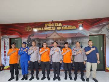 Basarnas dan Polda Maluku Utara Perkuat Potensi SAR