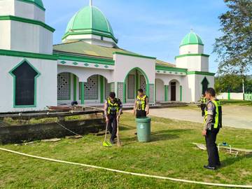 Satlantas Polres Halteng Gelar Bakti Religi Jelang Ramadan