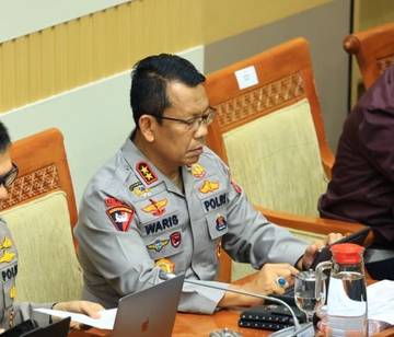 Kapolda Malut Hadiri Rapat Kerja Komisi III DPR 