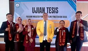 Program Magister IPS Unkhair Perdana Gelar Ujian Tesis