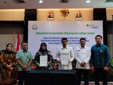 BPJS Ketenagakerjaan-Kejaksaan Perkuat Perlindungan Pekerja di Maluku Utara