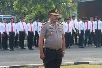 Polresta Tidore Gelar Upacara Kenaikan Pangkat Pengabdian