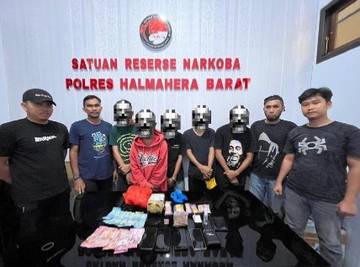 Polres Halbar Ungkap Kasus Tembakau Sintetis