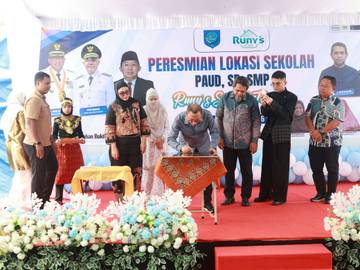 Wali Kota Ternate Resmikan Runy’s School Tabona