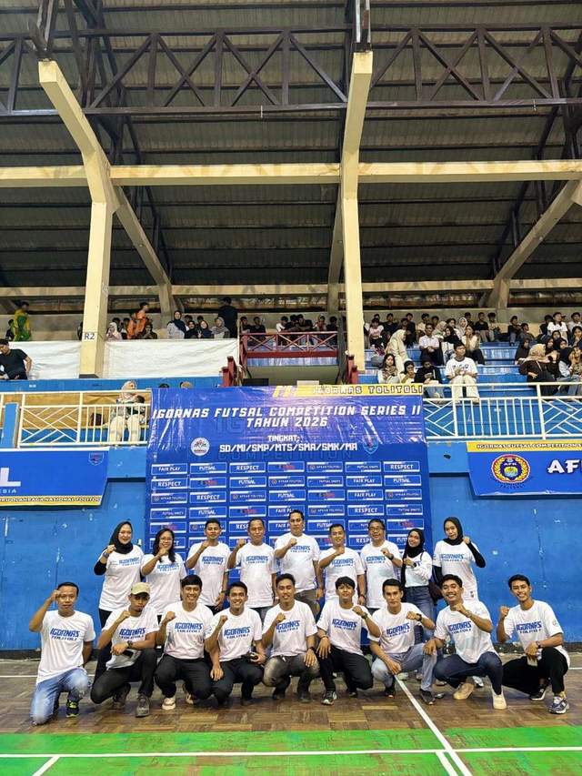 IGORNAS Futsal 2026 Dorong Prestasi Pelajar Tolitoli