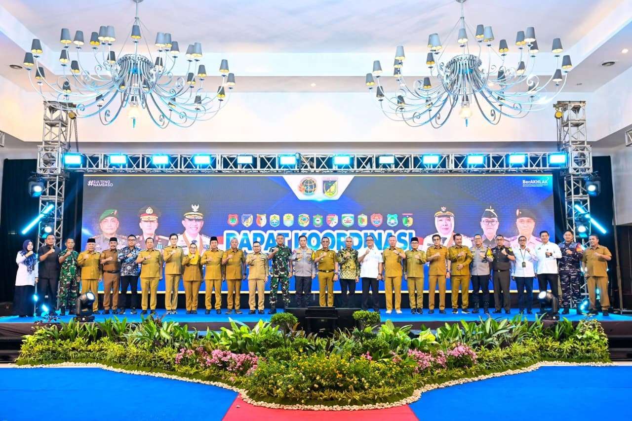 Bupati Buol Hadiri Rakor Evaluasi Program Prioritas Nasional