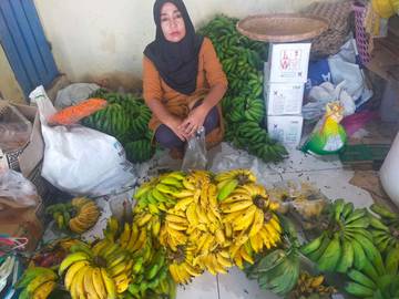 Modal Minim, Usaha Pisang Ibu Warda Bertahan dan Digemari masyarakat
