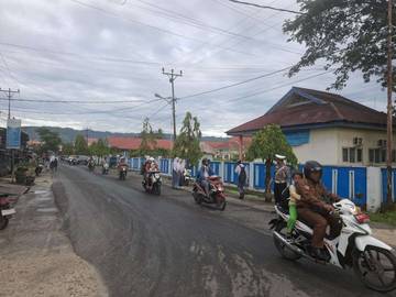 Arus Lalu Lintas Buol Ramai Lancar Pagi