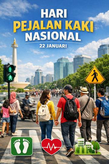 Hari Pejalan Kaki Nasional, Momentum Hormati Hak Warga