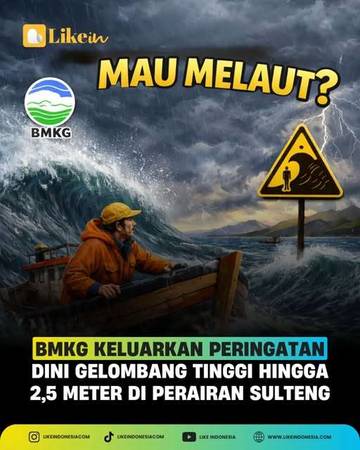 BMKG Peringatkan Gelombang Perairan Buol Akibat Siklon Tropis