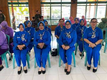 Semangat Kemanusiaan Warnai Donor Darah HUT Persit