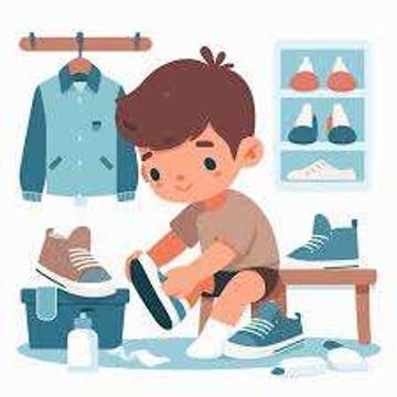 Merawat Pakaian dan Sepatu mengisi waktu senggang