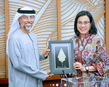 Menkeu Terima Kunjungan Menteri Energi Uni Emirat Arab
