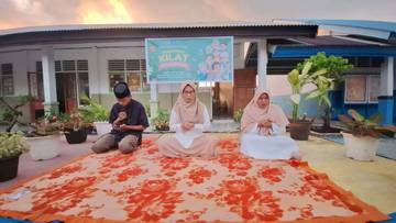 Eratkan silaturahmi SMPN 7 Tual Gelar Buka Puasa Bersama